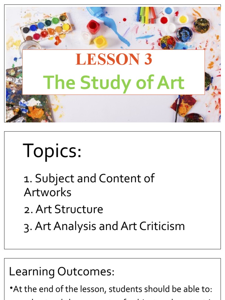 LESSON 3 in Art Appreciation PDF Abstract Art Aesthetics