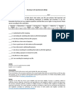 Measurement Tools 1 - Positive Psychology