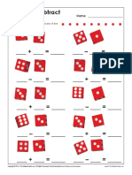 Add and Subtract With Dice