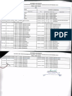 Final Time Table