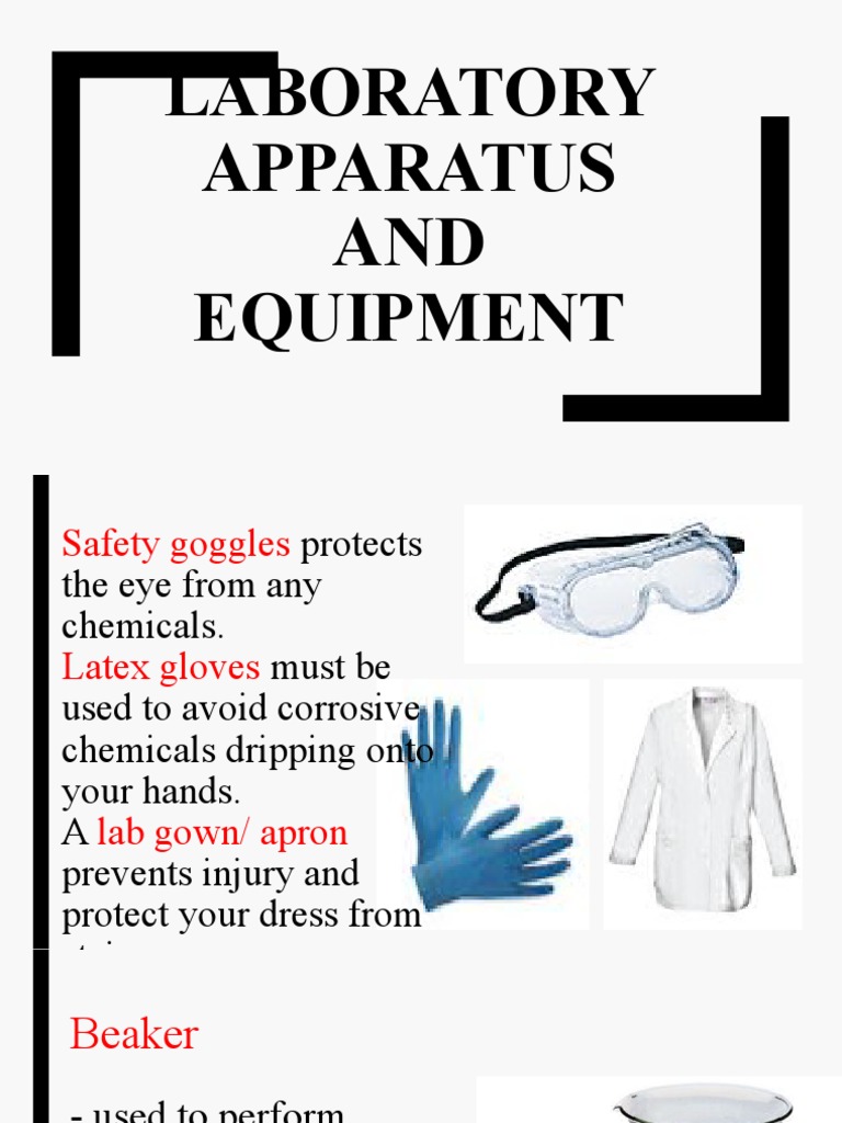 Laboratory Apparatus and Equipment PDF