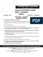 Enthuse Advance (ACT) Paper-1 (130823) NOS 250