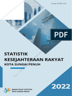 Statistik Kesejahteraan Rakyat Kota Sungai Penuh 2022