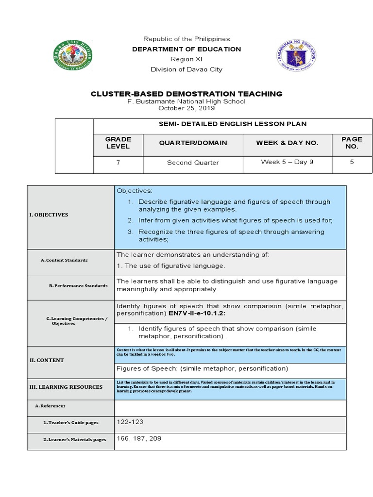 Figurative language pdf learning metaphor