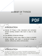 IoT Unit-I New