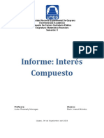 Informe II - Matematica Financiera - IMANOL MENDEZ, 31248091