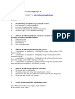 Istqb Exam Sample Paper 1-3