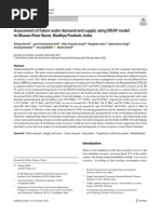 Assessment of Future Water Demand and Supply Using WEAP Model in Dhasan River Basin, Madhya Pradesh, India