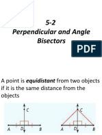5-2 Perpendicular and Angle Bisectors