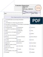 Evaluation Diagnostique 2ASC