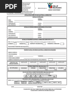 Zesco Customer Application Form | PDF | Payments | Fee