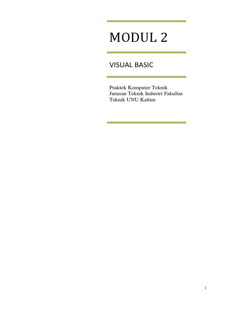 Modul 2 | PDF | Seni | Komputer