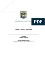 Standar Dokumen Pengadaan: Pemerintah Daerah Kabupaten Malang