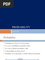 STAT 290 Probability