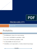 STAT 290 Probability