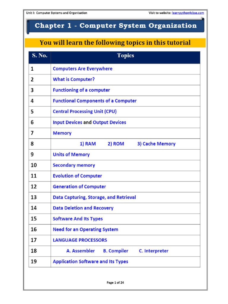Computer System | PDF