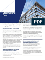 Teck Steelmaking Coal Fact Sheet