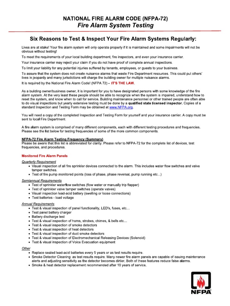 Nfpa 72 | PDF