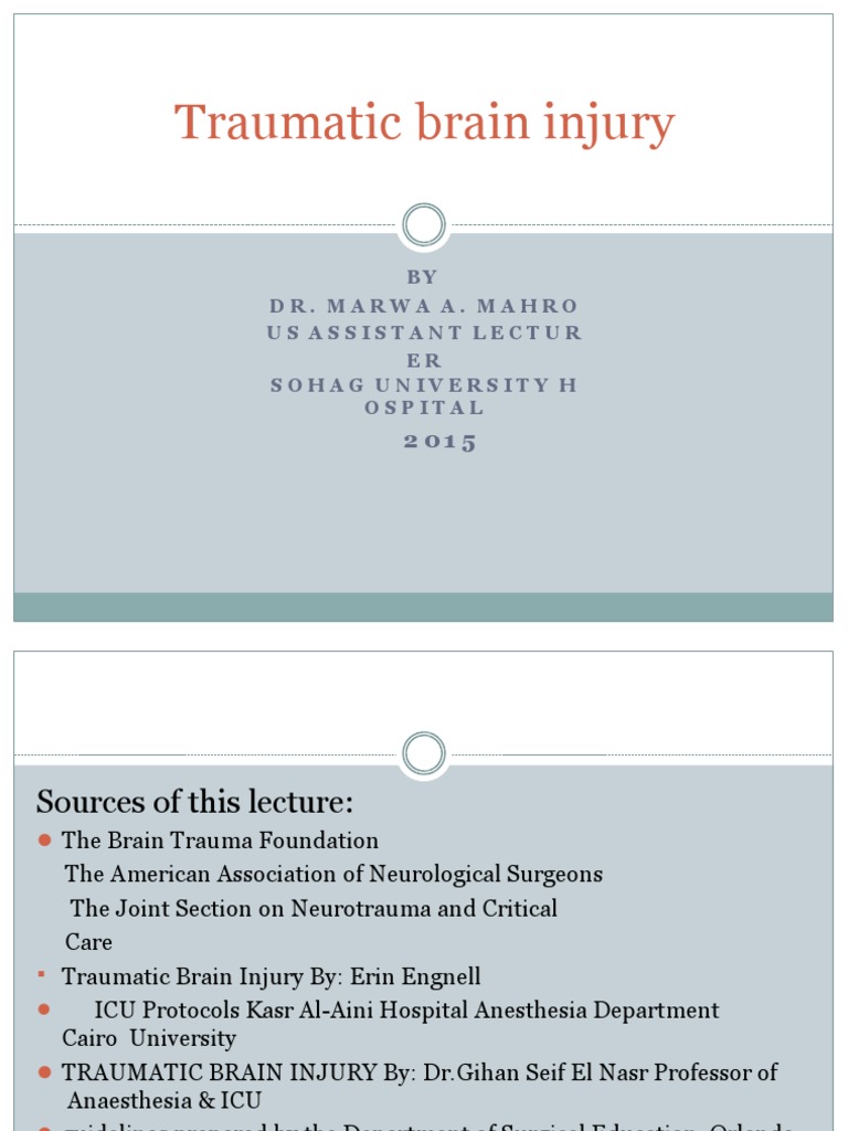 Traumatic Brain Injury | PDF | Traumatic Brain Injury | Medicine