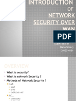 Network Security Over WAN: Submitted by Namkhaidorj 2015010181