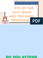 Parts of The Mass and The Mass Responses English