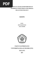 Hubungan Interaksi Sosial Dalam Kelompok Teman Sebaya