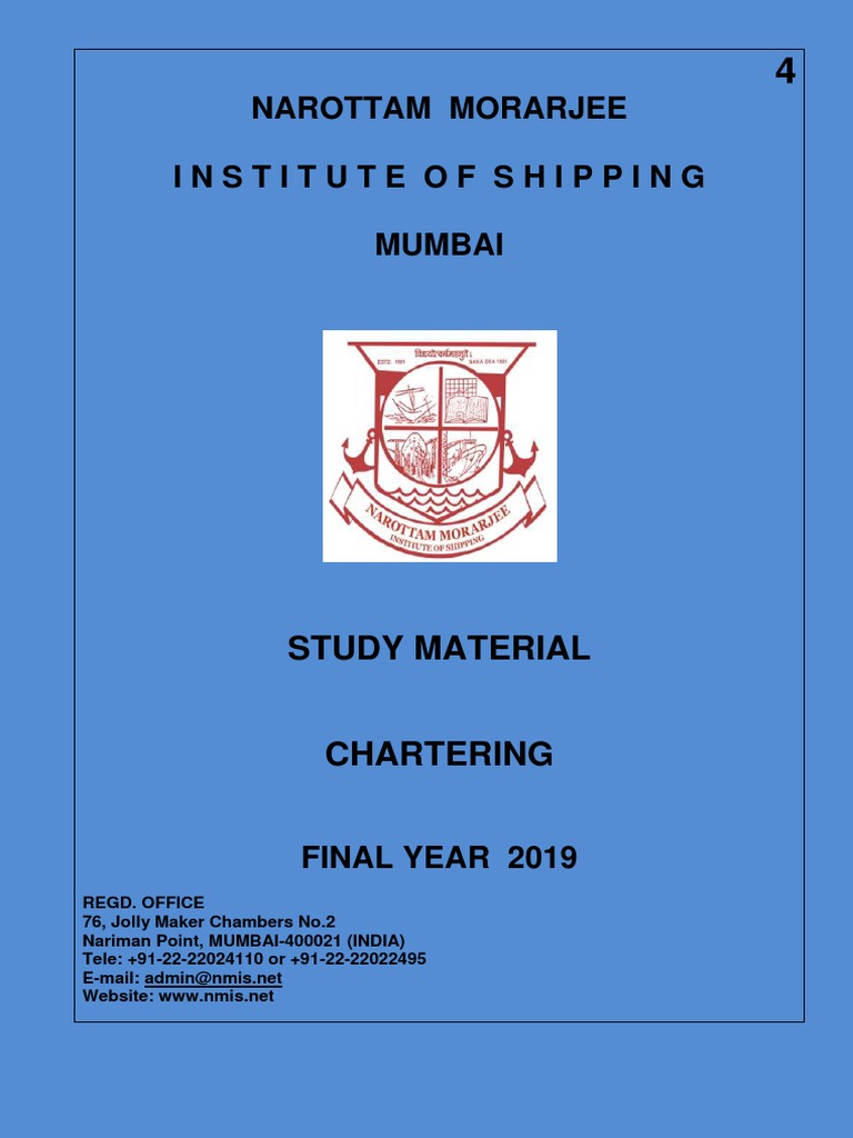 Chartering | PDF | Oil Tanker | Shipping