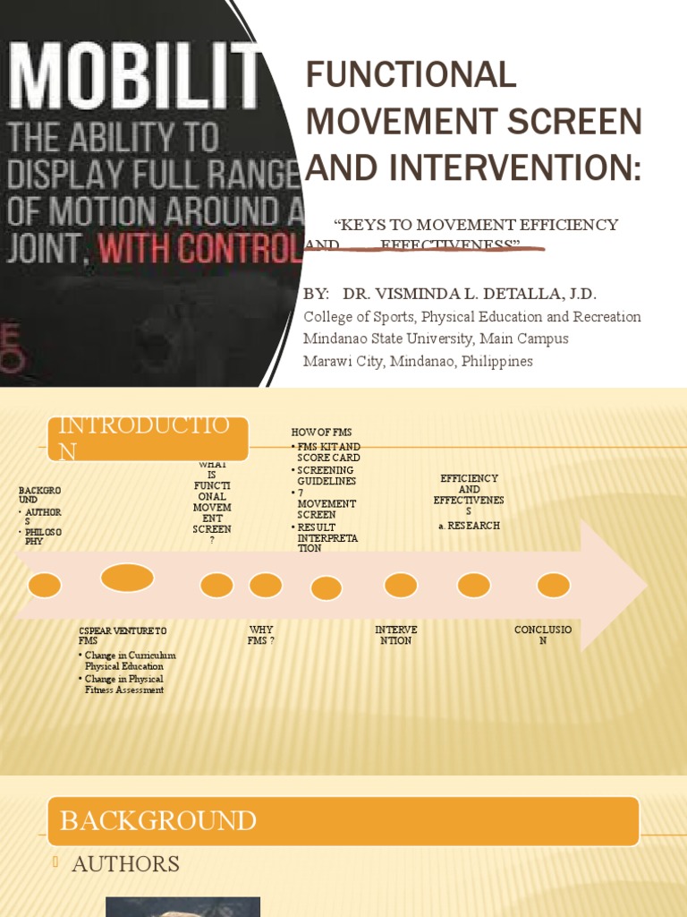 Functional Movement Screen Overview | PDF | Human Anatomy | Limbs (Anatomy)