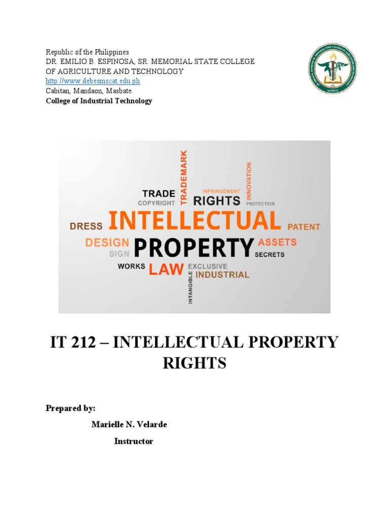 Ipr Module 1 Pdf Intellectual Property Copyright
