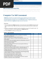 ComputerUse Self Assesment