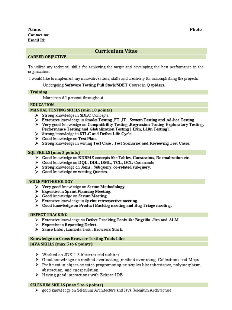 SOFTWARE TEST PLAN DOCUMENT SAMPLE PDF visual data 6