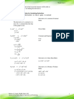 Math 7 Work Text 2 Review Basic Derivatives