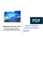 JOBSHEET PRAKTIKUM ET1-MODUL PHOTOVOLTAIC