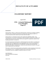 IandF - CM1 - Paper B - 202204 - Examiner Report
