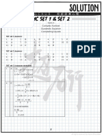 S4 W15 V MC Set-1 Set-2 Complex-Number Quadratic-Equation Ver2022 Homework Solution