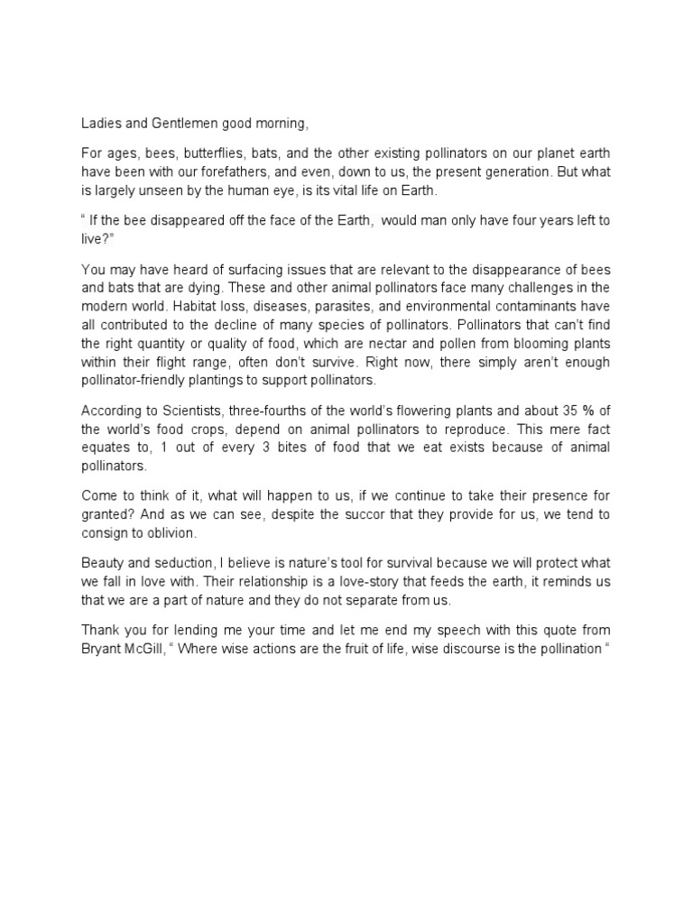 LP2 Speech Script | PDF