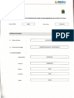 Ficha Para El Registro de Información Sovre Peligro Inminente Del Distrito de Salas