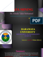 Presentation On Data Mining