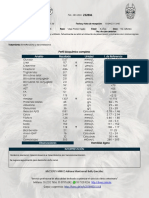 Analito Resultado Unidad I. de Referencia