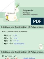 Polynomial Review