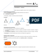 Propriedades Das Isometrias - Síntese