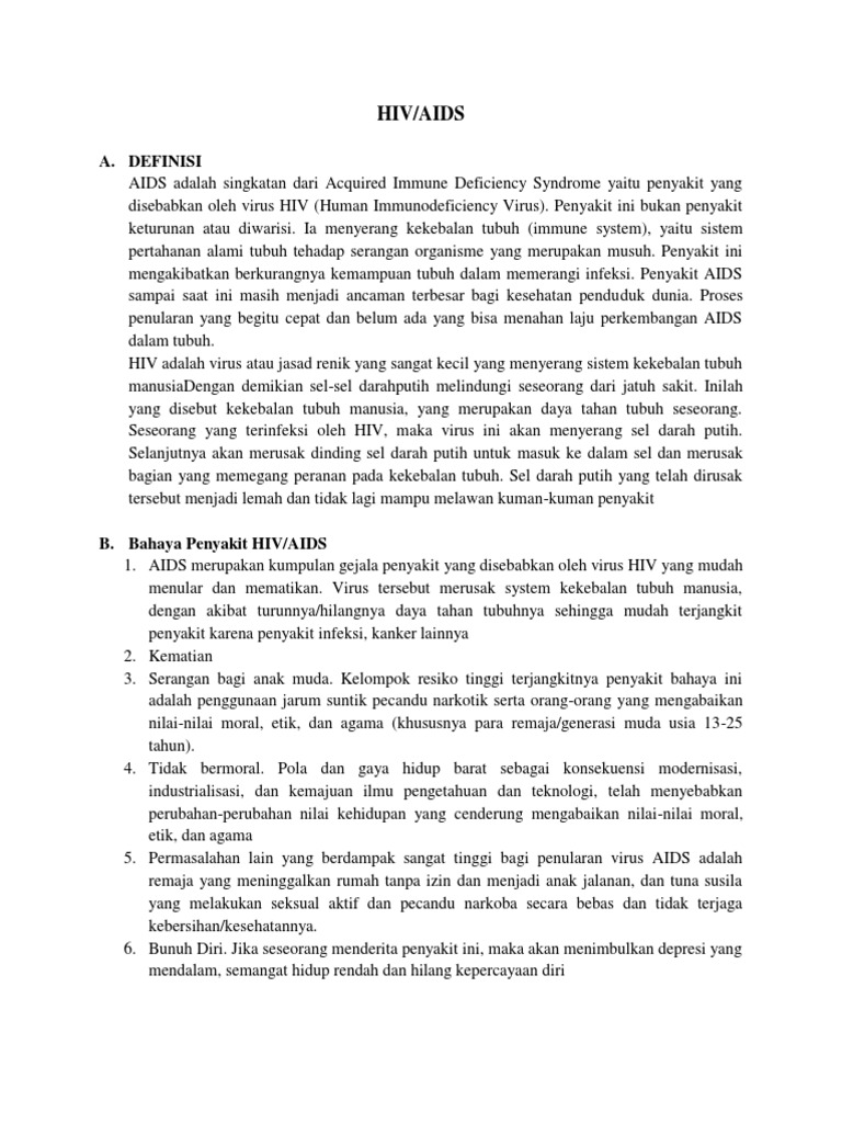Hiv Aids | PDF