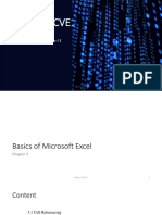 CVE156 Chap3 Basics of Microsoft Excel