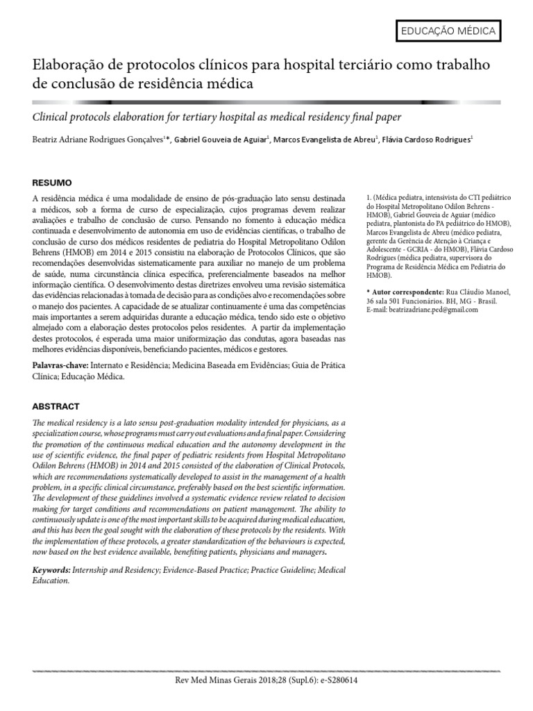 Elaboração de Protocolos Clínicos | PDF | Revisão | Remédio