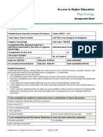 Psychological Investigation Social Science 1