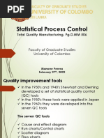 6.0 Statistical Process Control