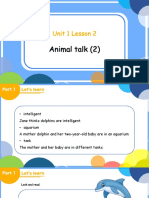 Unit 1 Lesson 2: Animal Talk