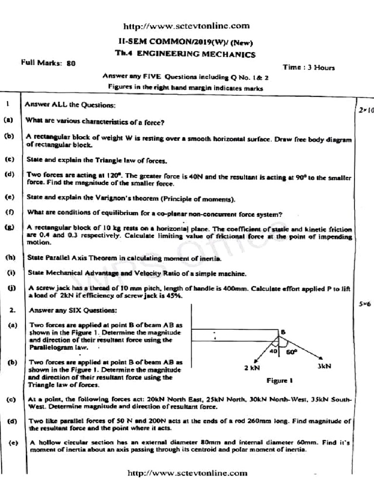 Mechanics pdf friction force