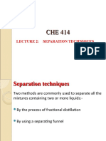 CHE 414 Separation Techniques