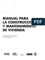 Manual de Construcción y Mantenimiento de Vivienda en Barrios Populares de Tegucigalpa Es Es